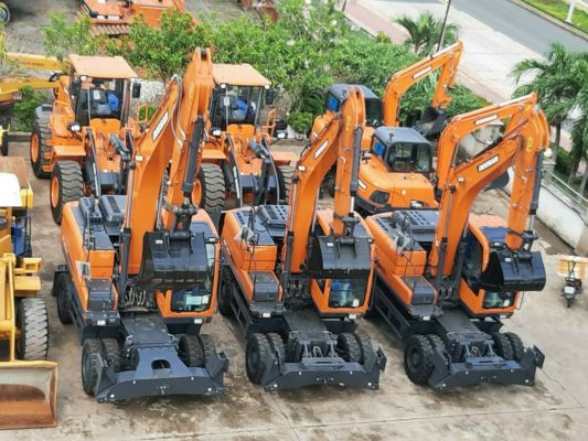 Máy xúc doosan chính hãng mới 100%